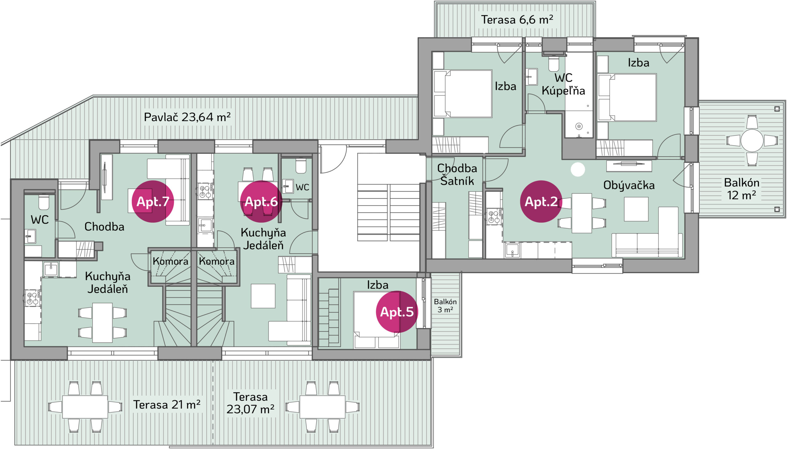 I. Nadzemné podlažie